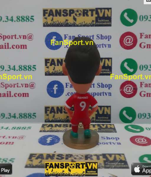 Tượng Roberto Firmino 9 Liverpool 2017-2018 home red soccerwe