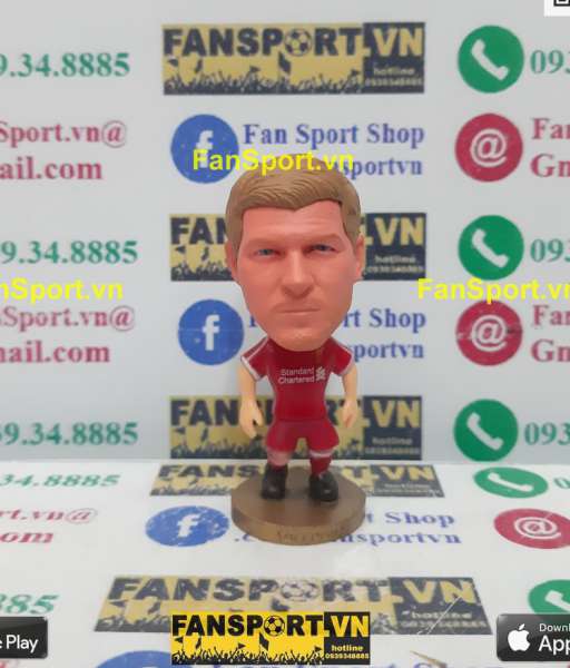 Tượng Steven Gerrard 8 Liverpool 2014-2015 home red soccerwe