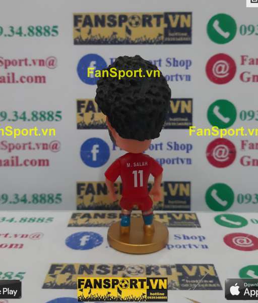 Tượng Mohamed Salah 11 Liverpool 2019 2020 home red non soccerwe