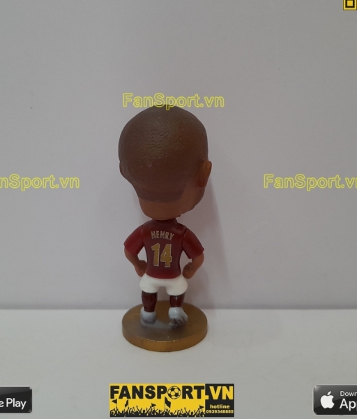 Tượng Thierry Henry 14 Arsenal 2005 2006 home red soccerwe