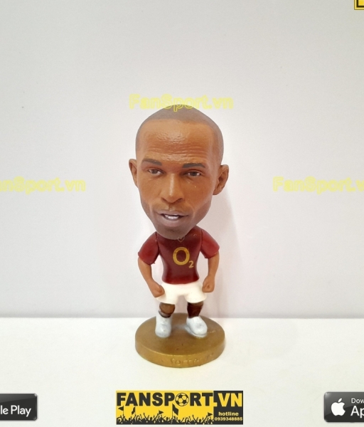 Tượng Thierry Henry 14 Arsenal 2005 2006 home red soccerwe