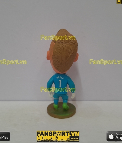 Tượng De Gea 1 Manchester United 2018-2019 goalkeer GK blue soccerwe