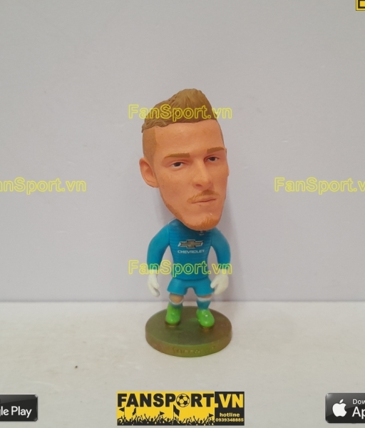 Tượng De Gea 1 Manchester United 2018-2019 goalkeer GK blue soccerwe