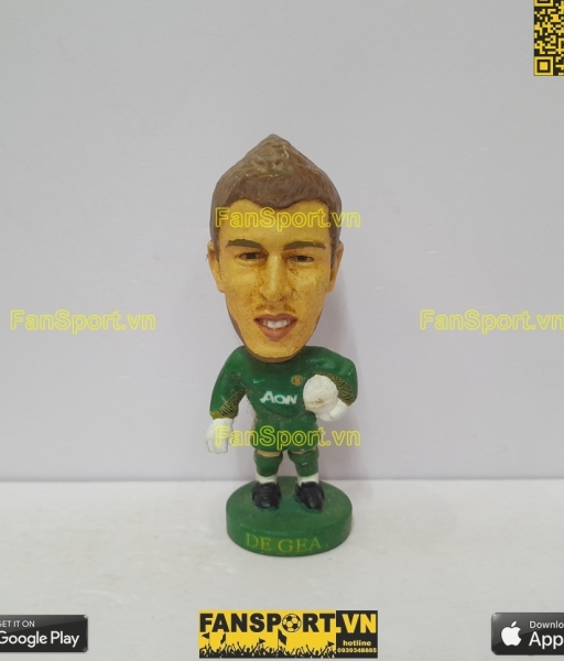 Tượng De Gea 1 Manchester United 2011-2012 goalkeer GK green repaint