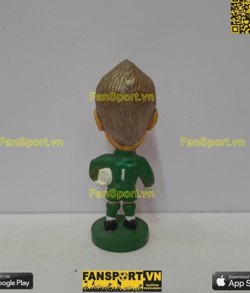 Tượng De Gea 1 Manchester United 2011-2012 goalkeer GK green repaint