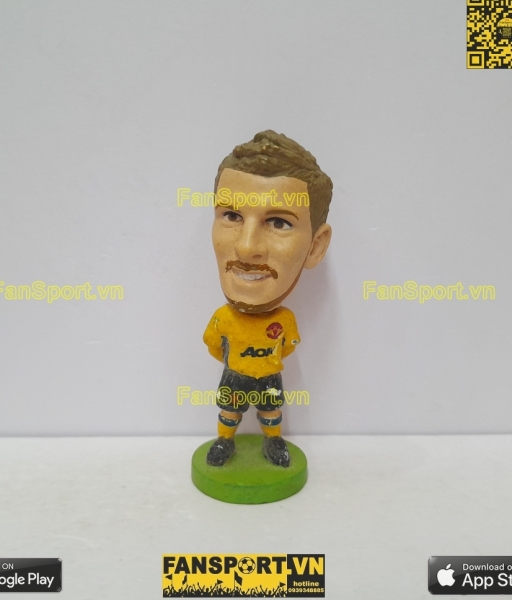 Tượng De Gea 1 Manchester United 2011-2012 goalkeer GK yellow repaint