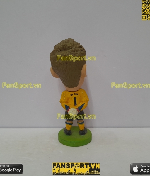Tượng De Gea 1 Manchester United 2011-2012 goalkeer GK yellow repaint