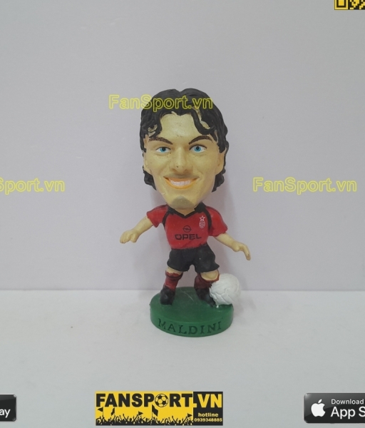 Tượng Paolo Maldini 3 AC Milan 2001 2002 third red PRO628 corinthian