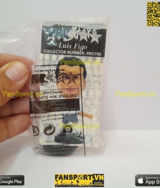 Tượng Luis Figo 7 Portugal 2002 2003 2004 away corinthian PRO790 white