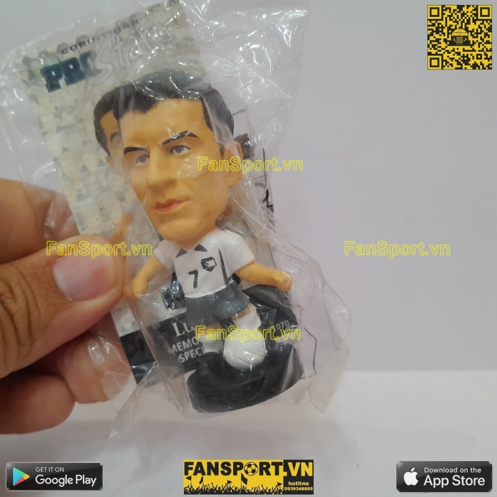 Tượng Luis Figo 7 Portugal 2002 2003 2004 away corinthian PRO790 white