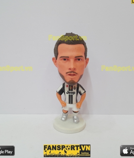 Tượng Miralem Pjanic 5 Juventus 2016 2017 home white black soccerwe