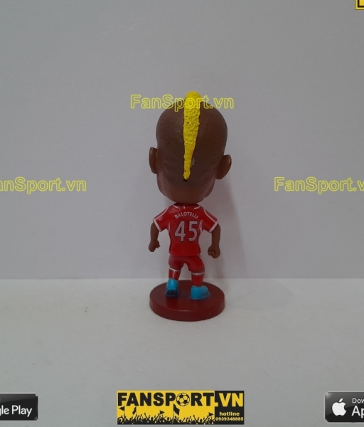 Tượng Mario Balotelli 45 Liverpool 2014-2015 home red kodoto