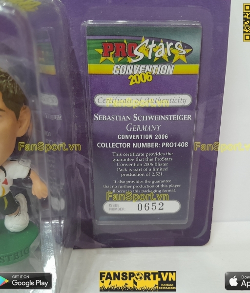 Tượng Schweinsteiger 7 Germany 2005 2006 home white PRO1408 corinthian