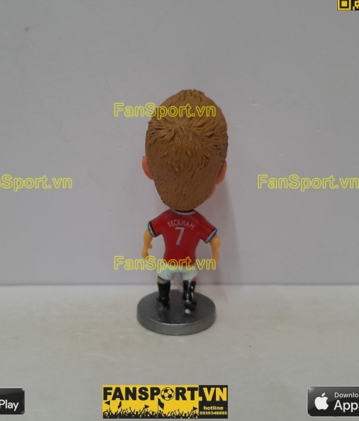 Tượng David Beckham 7 Manchester United 2000 2001 2002 home red kodoto