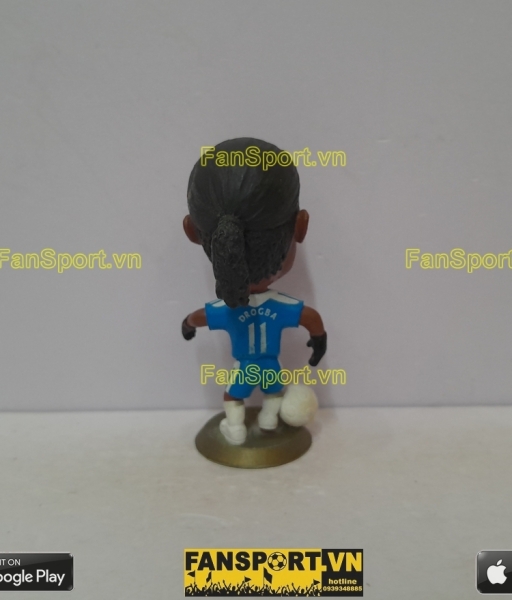 Tượng Didier Drogba 11 Chelsea 2011-2012 home blue kodoto ball
