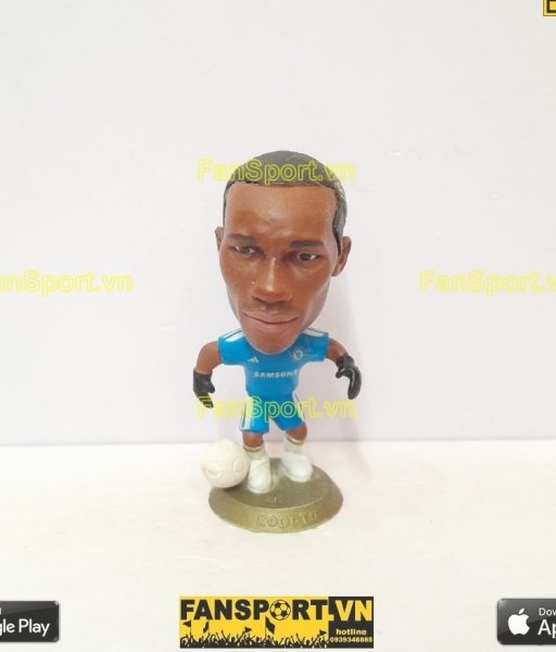 Tượng Didier Drogba 11 Chelsea 2011-2012 home blue kodoto ball