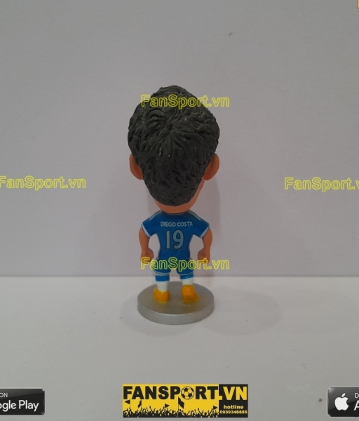 Tượng Diego Costa 19 Chelsea 2015 2016 home blue soccerwe