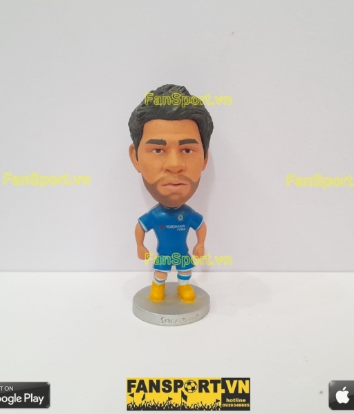 Tượng Diego Costa 19 Chelsea 2015 2016 home blue soccerwe