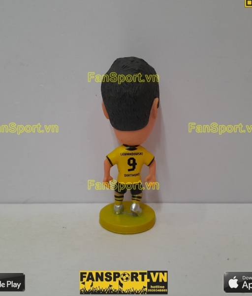 Tượng Robert Lewandowski 9 Dortmund 2013 2014 home yellow kodoto vàng