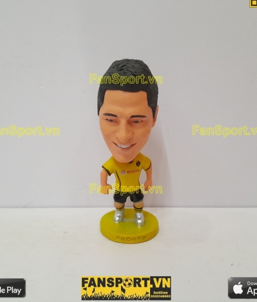 Tượng Robert Lewandowski 9 Dortmund 2013 2014 home yellow kodoto vàng