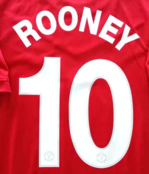 Nameset Rooney 10 Manchester United 2008-2011 Champion League home