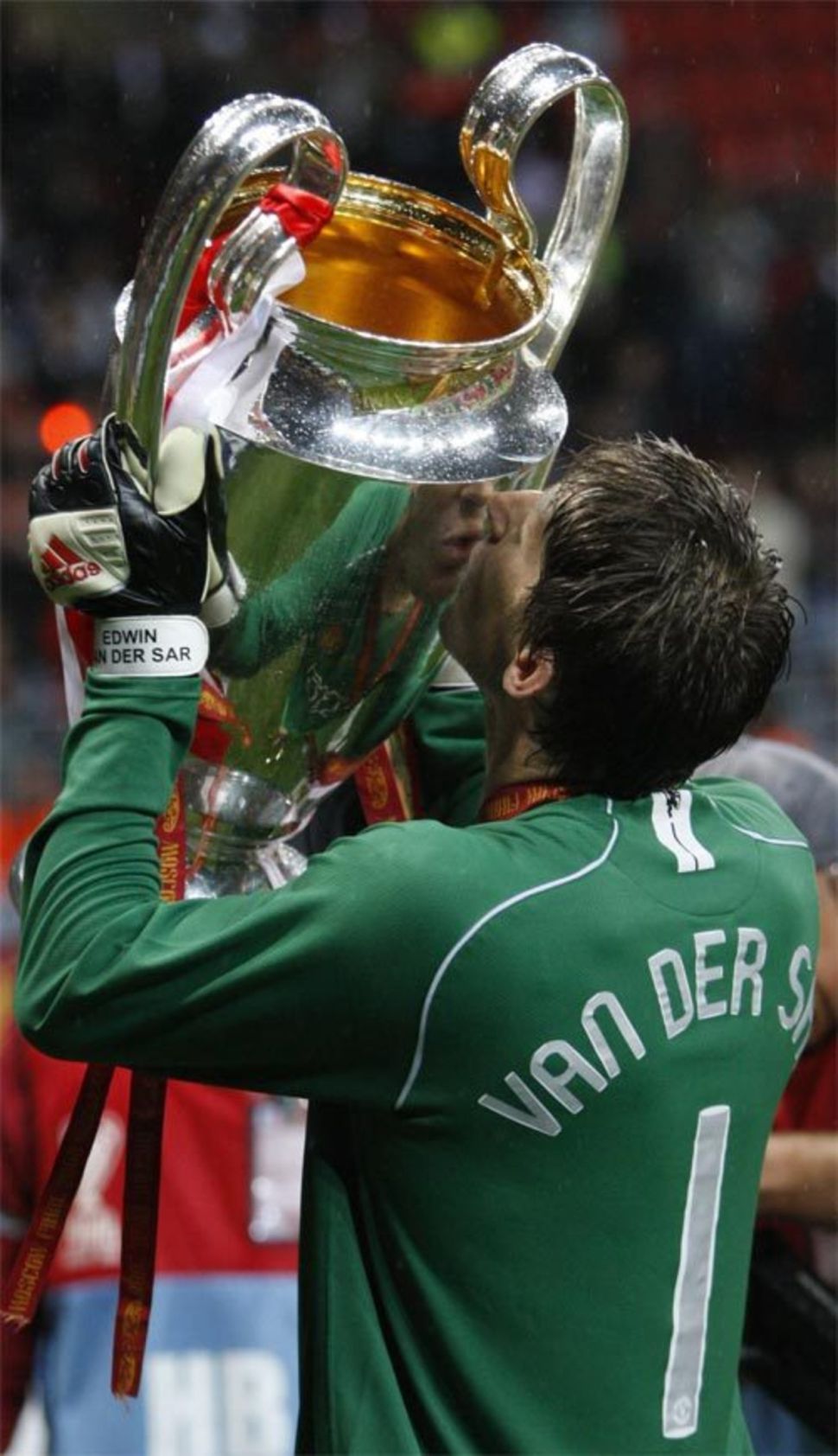 Nameset Van Der Sar 1 Manchester United 2007-2008 Champion League home
