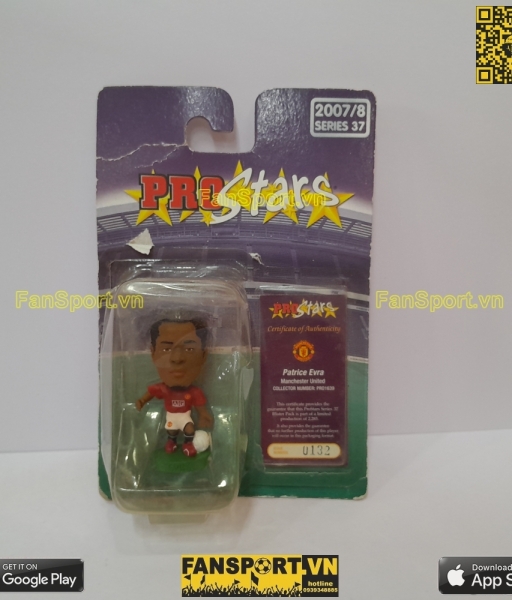 Tượng Evra 3 Manchester United 2007 2008 2009 corinthian PRO1639 1105