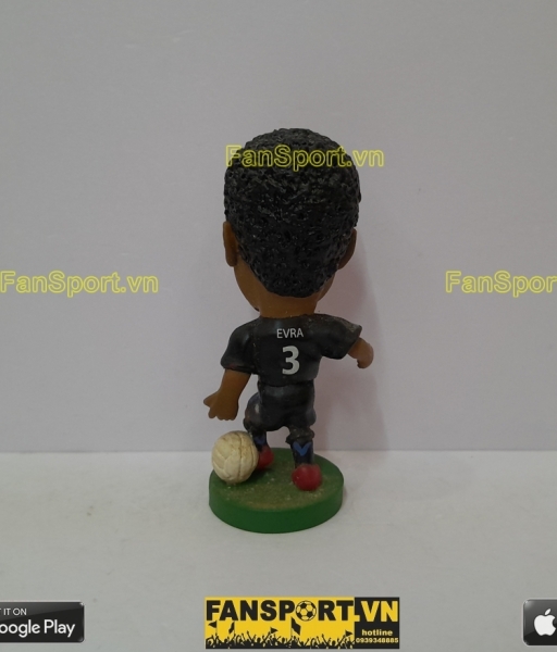 Tượng Evra 3 Manchester United 2009 2010 away corinthian reapint