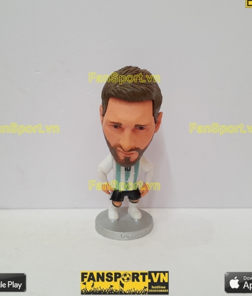 Tượng Lionel Messi 10 Argentina 2018 2019 home blue soccerwe