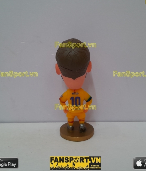 Tượng Lionel Messi 10 Barcelona 2019 2020 away yellow soccerwe