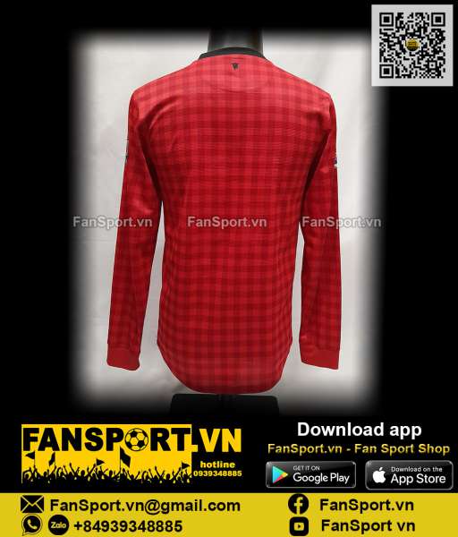 Áo đấu Manchester United 2012-2013 home shirt jersey red long 479279