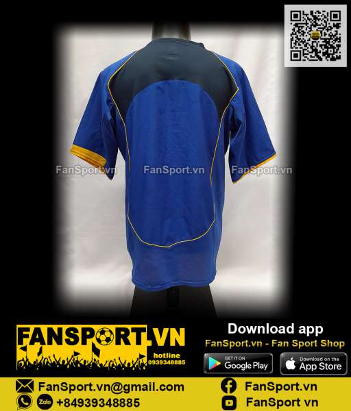 Áo đấu Juventus 2004-2005 away shirt jersey blue 118756 Nike