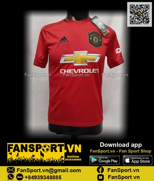 Áo trẻ em Manchester United 2019 2020 home shirt jersey DW4138 BNWT