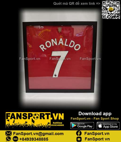 Áo trẻ em Ronaldo Manchester United 2021 2022 home shirt jersey FI5295
