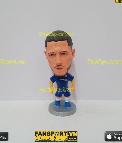 Tượng Eden Hazard 10 Chelsea 2018-2019 home blue soccerwe