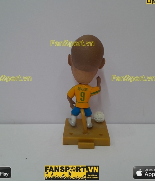 Tượng Ronaldo 9 Brazil 2002 2003 2004 home yellow soccerwe plus