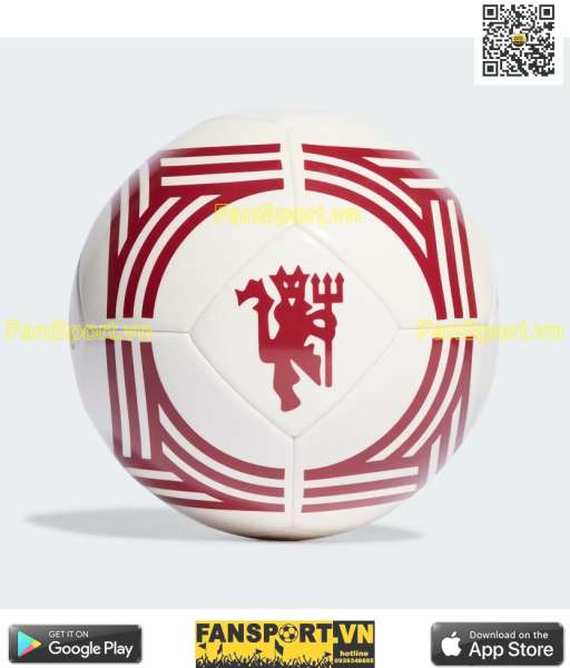 Ball Manchester United 2023 2024 home white IA0925 Adidas size 5