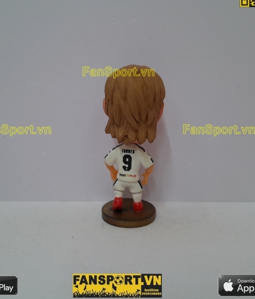 Tượng Fernando Torres 9 Chelsea 2011 2012 third white repaint soccerwe