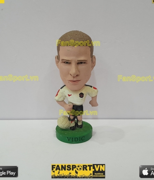 Tượng Vidic Manchester United 2010 2011 2012 away corinthian repaint