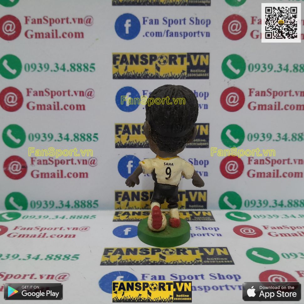 Tượng Saha 9 Manchester United 2006 2007 2008 away corinthian PRO1659