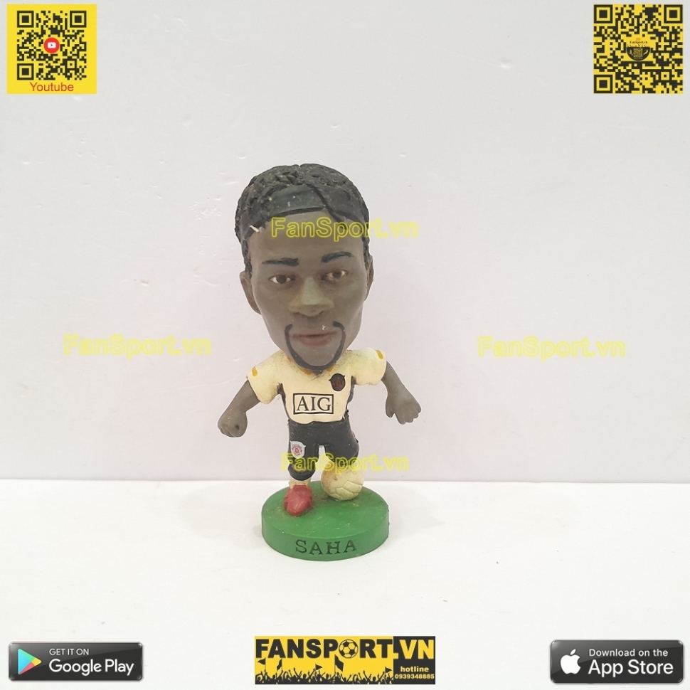 Tượng Saha 9 Manchester United 2006 2007 2008 away corinthian PRO1659