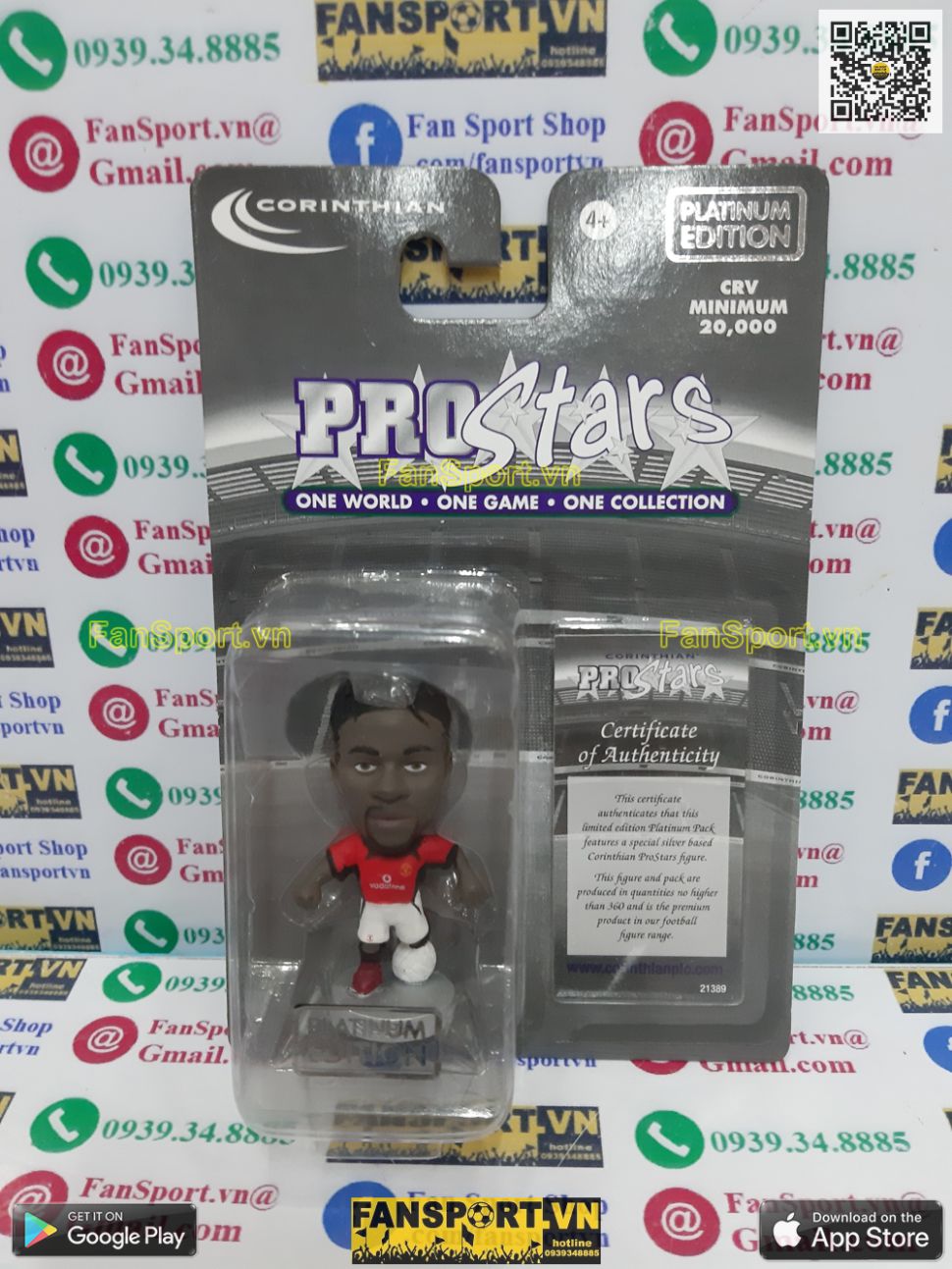 Tượng Saha Manchester United 2002 2003 2004 corinthian platinum PP1006
