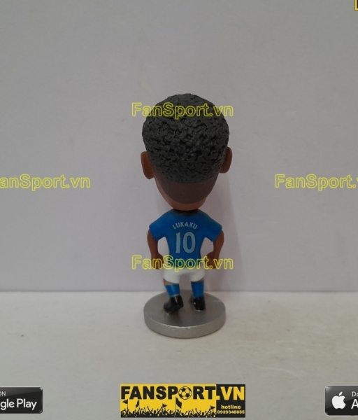 Tượng cầu thủ Romelu Lukaku 10 Everton 2014 2015 home blue kodoto