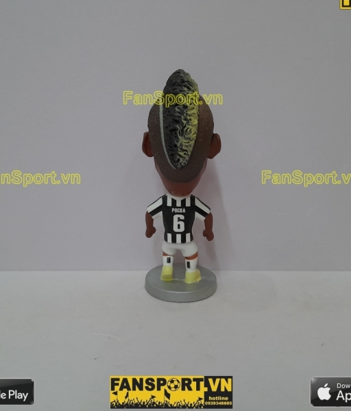 Tượng Paul Pogba 6 Juventus 2013 2014 home black white kodoto