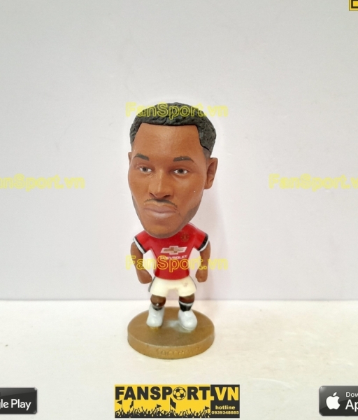 Tượng Romelu Lukaku 9 Manchester United 2017 2018 home red soccerwe