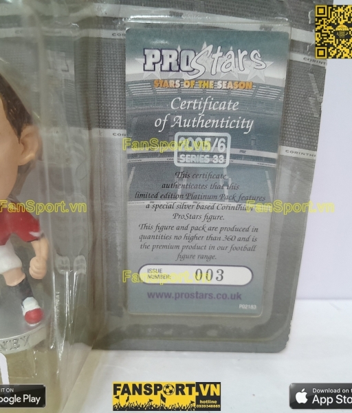 Tượng Rooney 8 Manchester United 2005-2006 corinthian PP1430 Platinum