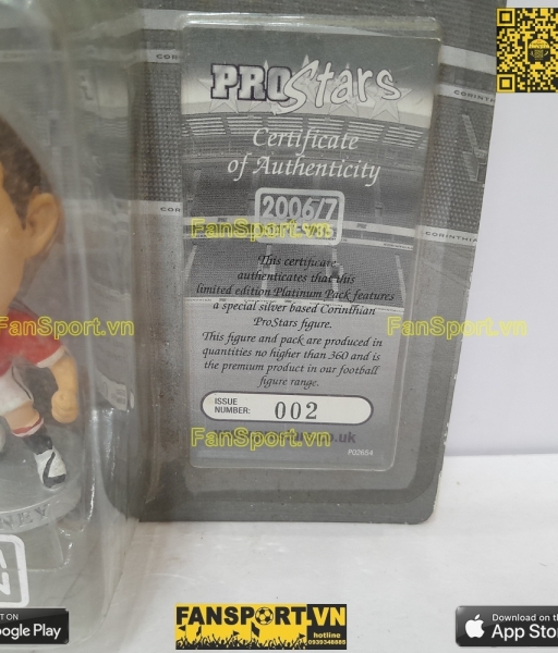 Tượng Rooney 8 Manchester United 2006-2007 corinthian platinum PP1524