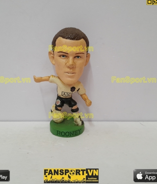 Tượng Rooney Manchester United 2006 2007 2008 white corinthian PRO1660