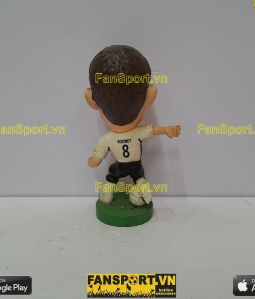 Tượng Rooney Manchester United 2006 2007 2008 white corinthian PRO1660
