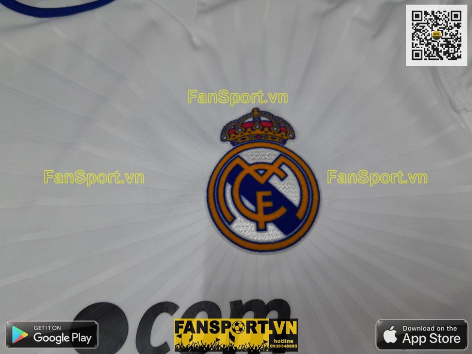 Áo đấu Ronaldo 7 Real Madrid 2010 2011 home shirt jersey P96163 Adidas